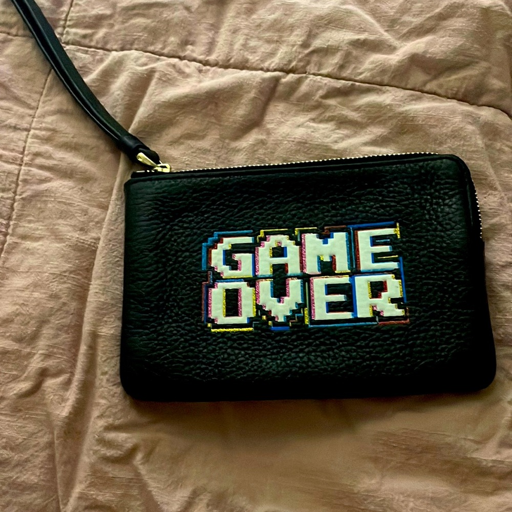 Pac man coach wristlet